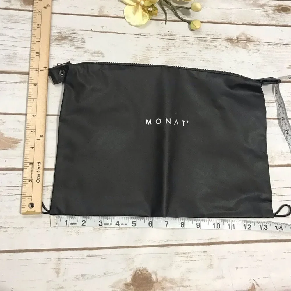 d‎ Monat Black  Pouch Bag makeup bag wet bag swim